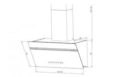 Máy hút mùi Eurosun EH-70CN73 gắn tường 5 tốc độ