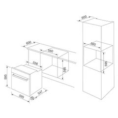 Lò nướng Malloca MOV-726MC âm tủ 6 chương trình 66 lít