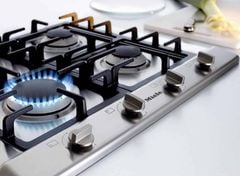 Bếp gas Miele KM2010G Thép không gỉ GasStop 5 vùng nấu