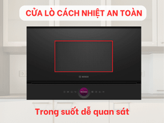 Lò Vi Sóng Kèm Nướng Bosch 21L BEL7321B1 Serie 8