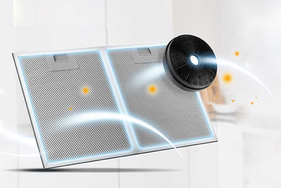 Máy Hút Mùi Eurosun EH-90CN78W Interver Cảm Ứng 3 Tốc Độ Inox Cao Cấp