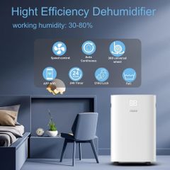 Máy hút ẩm Steiger STG-820DW 20L tích hợp Wifi khóa trẻ em