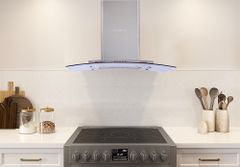 Máy Hút Mùi Eurosun EH-70AF81S Interver Cảm Ứng Kỹ Thuật Số 3 Tốc Độ Inox Cao Cấp