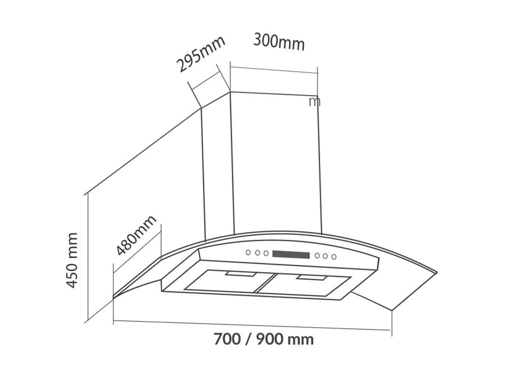 Máy Hút Mùi Eurosun EH-90K26S Interver Cảm Ứng Kỹ Thuật Số 3 Tốc Độ Inox Cao Cấp
