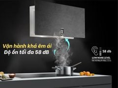 Máy hút mùi Malloca TIME K-15 NERO áp tường cảm ứng chống giật