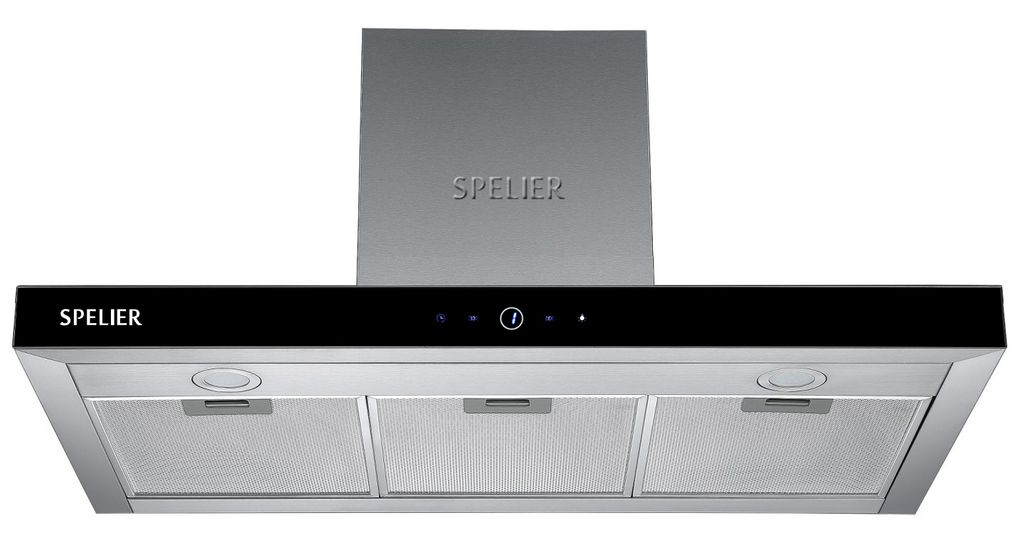 Máy hút mùi Spelier SP-109MC DC Turbin, lõi đồng công suất hút 1023 m3/h 3 tốc độ công suất động cơ 160W