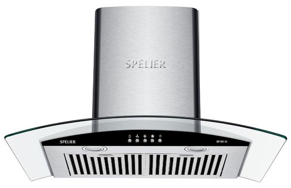 Máy hút mùi Spelier SP-651G áp tường 3 cấp độ hút linh hoạt chức năng lọc than hoạt tính độ ồn hoạt động tối đa 59dB hiệu suất hút tối đa Hiệu suất hút tối đa 1023m3/h