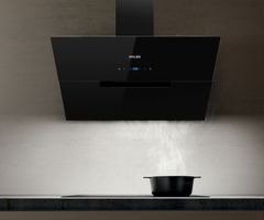 Máy hút mùi Spelier SP-728A áp tường hiệu suất hút tối đa 1023m3/h màng lọc hợp kim nhôm 5 lớp màn hình LCD cảm ứng