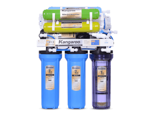 Máy Lọc Nước Kangaroo 8 Lõi Không Vỏ Tủ KG108A (Dòng A - Bơm Hút Sâu)