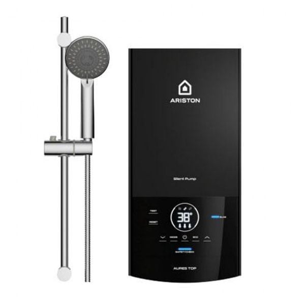 Bình Nóng Lạnh Ariston AURES TOP 4.5P 5 Chế Độ Cảm Ứng Cầu Giao Chống Giật ELCB