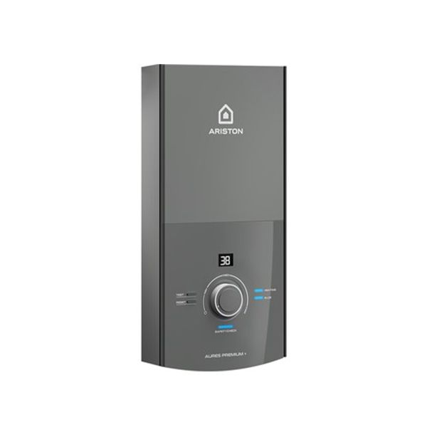 Bình Nóng Lạnh Ariston AURES PREMIUM 4.5 Không Bơm Vòi Sen 5 Chế Độ Ôn Định Nhiệt Kép Residual Heat