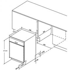Máy rửa bát Eurosun SMS81EU19ES 9 Chương trình rửa Overflow and leakage protection