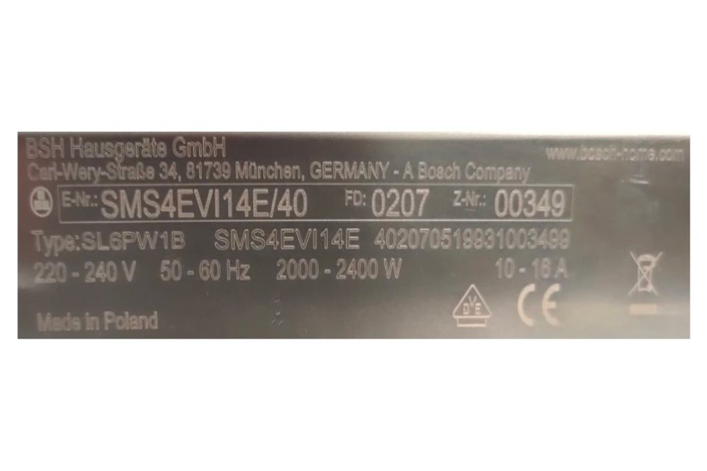 Máy rửa bát Bosch SMS4EVI14E
