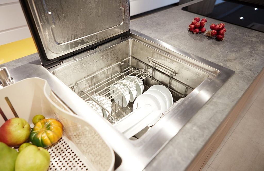 Máy rửa chén tích hợp Malloca WQP6-890F4 cảm ứng 6 bộ 4 chương trình rửa