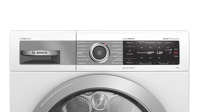 Máy sấy Bosch WTX87E40 – Serie 8 – Heatpump – 9kg