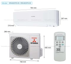Điều hòa Mitsubishi 2 chiều SRK45ZSPS-S5/SRC45ZSPS-S5