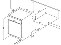 Máy rửa bát Eurosun SMS80EU21BT Serial 8 âm toàn phần 15 bộ 12 chương trình