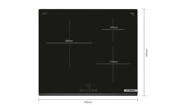 Bếp từ Bosch 60cm Serie 4 HMH.PUJ63KBB5E