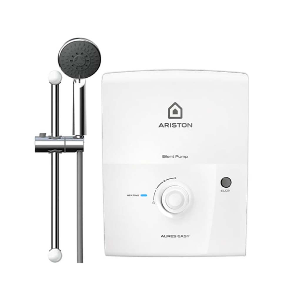 Bình Nóng Lạnh Ariston AURES EASY 3.5 Không Bơm 3500 W 1 Chế Độ Độ Dày 95 mm