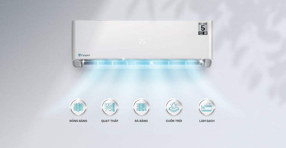 Điều hòa Casper 1.0HP-1 chiều SC09IS36