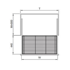 Giá Để Bát Đĩa Xoong Nồi FS DB7045SD304 Tủ Dưới
