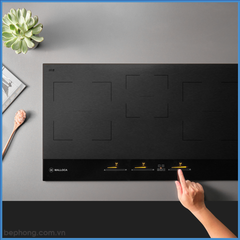 Bếp Điện Từ Malloca MH-803 kính âm 3 từ Skylux