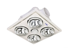 Đèn sưởi nhà tắm Hans H4B 4 bóng - Âm trần - Công nghệ Đức