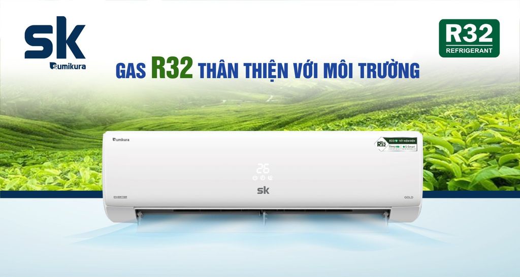 Điều Hòa Sumikura APS/APO-H240/GOLD 24000BTU 2 Chiều Inverter (Gold R32)