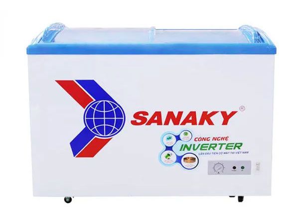 Tủ đông một ngăn nắp kính lùa 324 lít Sanaky VH-4899K3