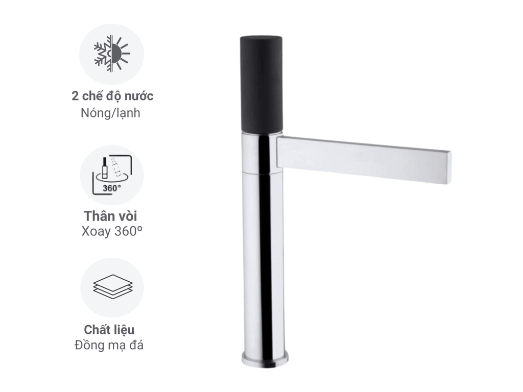 Vòi rửa bát nóng lạnh Fentury Furst F400063CR Chrome