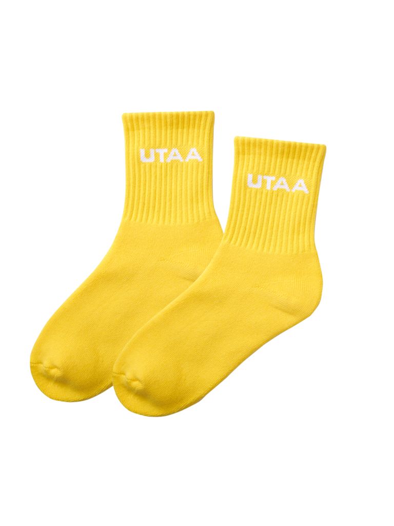 UTAA Simple Logo Socks : Women's