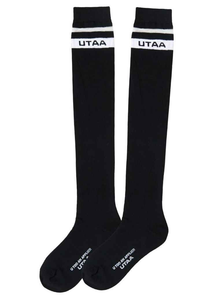 UTAA Passenger Logo Knee Socks : Black
