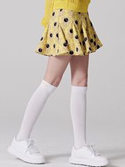UTAA Gild Twill Knee Socks : White