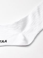 UTAA Gild Twill Knee Socks : White