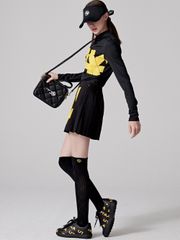 UTAA Gild Twill Knee Socks : Black