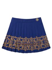 UTAA Emperor Crown Baroque Short Skirt : Women's Blue