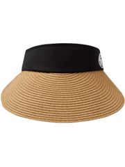UTAA Rattan Wide Brim Visor : Women's Beige
