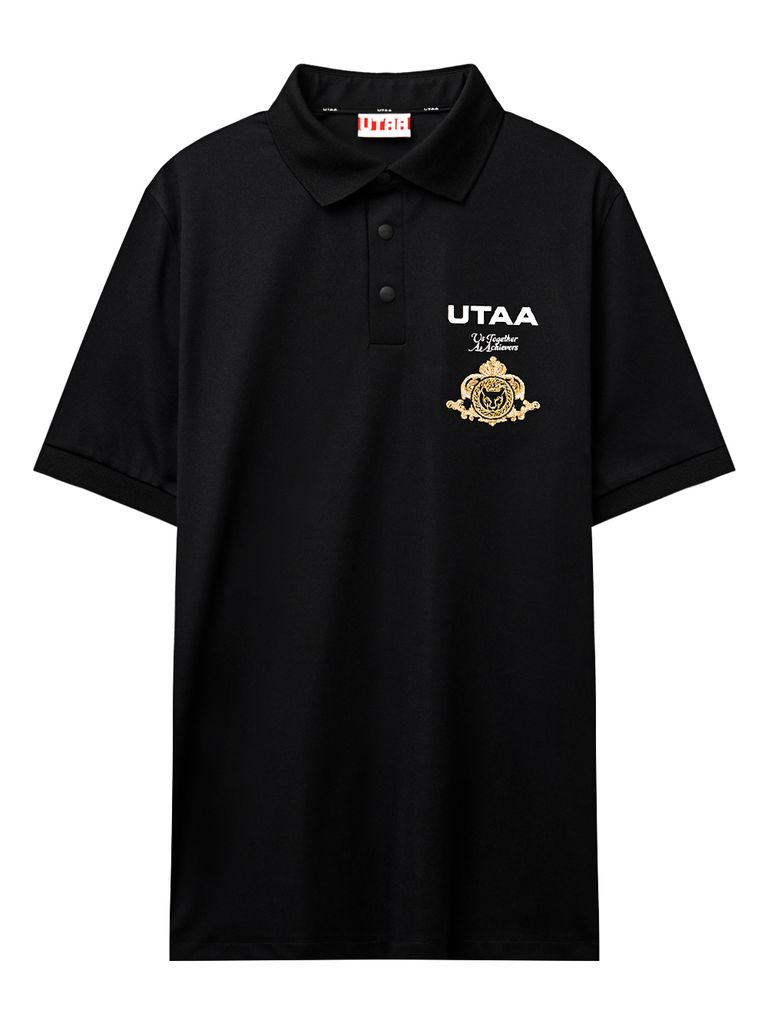 UTAA Golden Crown Ring Panther Compact PK T-shirt : Men's Black