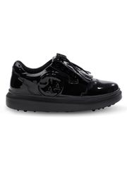 UTAA Enamel Derby Kiltie Golf Sneakers : Women's Black
