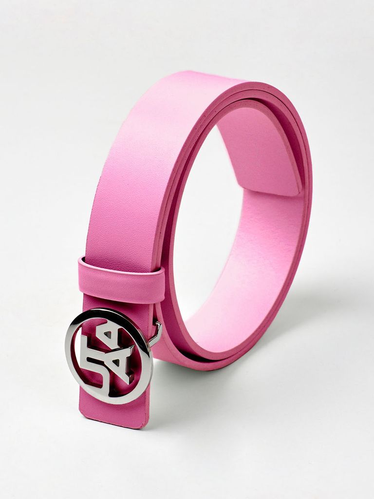 UTAA Metal Symbol Logo Belt : Women's Pink