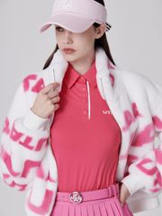 UTAA Metal Symbol Logo Belt : Women's Pink