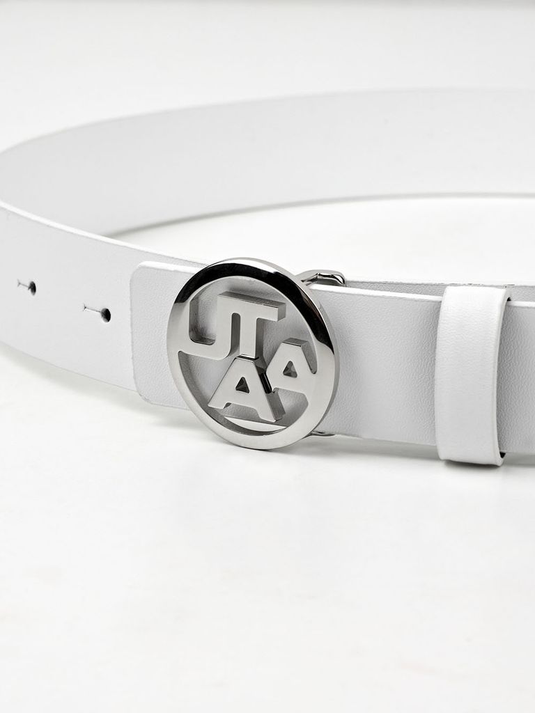 UTAA Metal Symbol Logo Belt : Women'sWhite