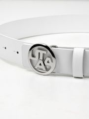UTAA Metal Symbol Logo Belt : Women'sWhite