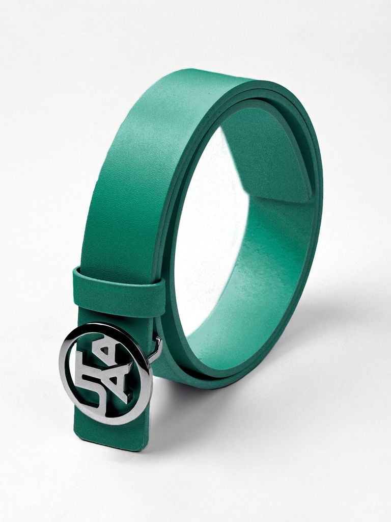 UTAA Metal Symbol Logo Belt : Women's Green