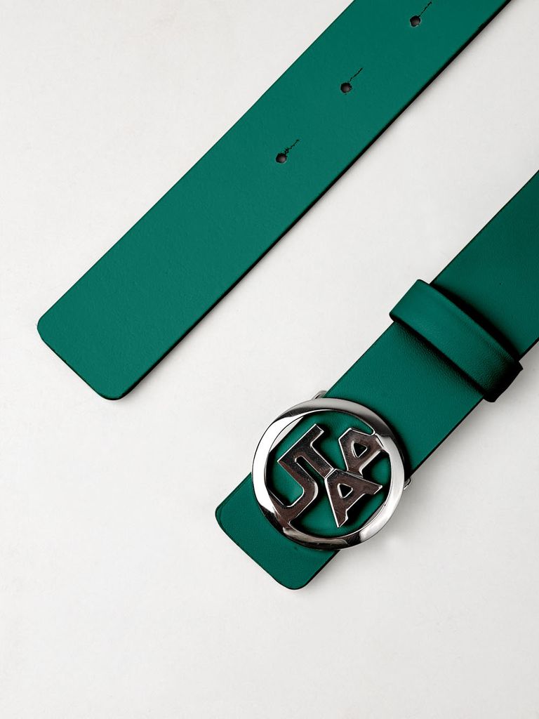 UTAA Metal Symbol Logo Belt : Women's Green