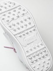 UTAA Stud Derby Kiltie Golf Sneakers : Women's Light Pink