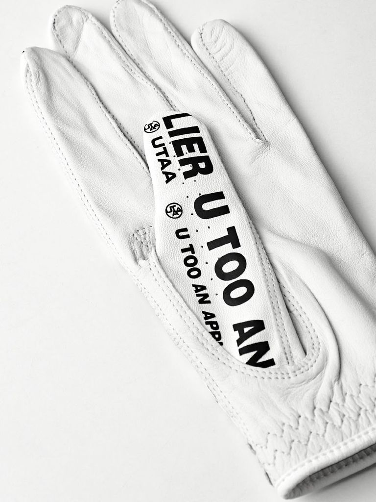 UTAA Traffic Messenger Sheepskin Golf Gloves : Women's White