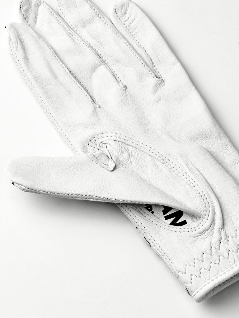 UTAA Traffic Messenger Sheepskin Golf Gloves : Women's White