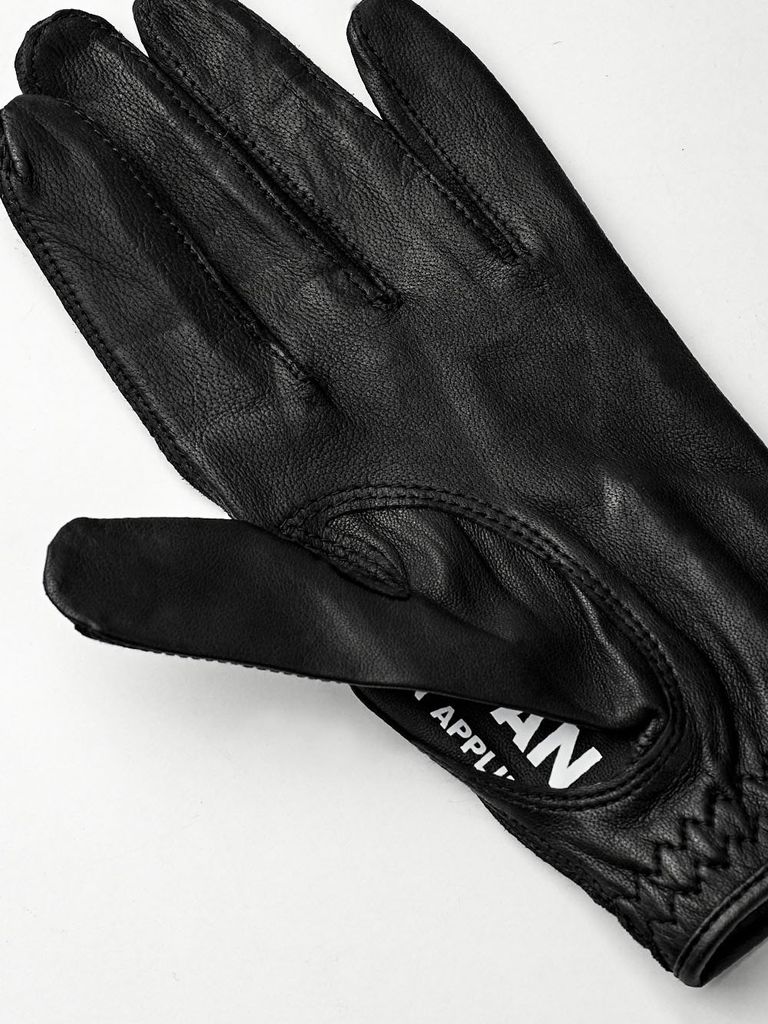 UTAA Traffic Messenger Sheepskin Golf Gloves : Women's Black