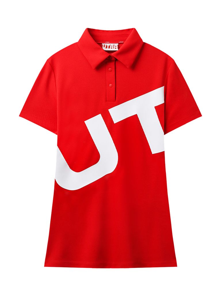 UTAA Mont Bulk Logo PK T-shirt : Women's Red